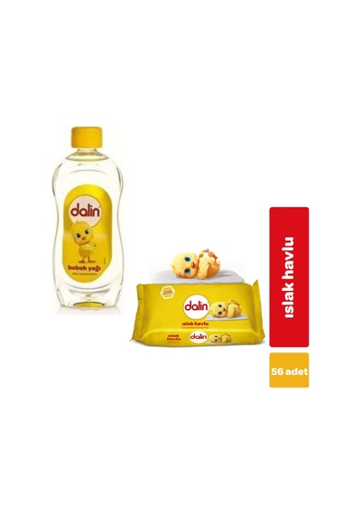 Dalin Bebek Yağı 300 ML & Islak Mendil Set