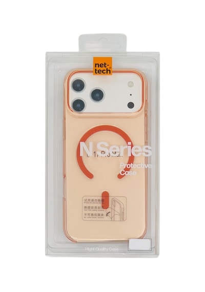 Nettech Apple Uyumlu iPhone 17 Pro Nt-n011 Pc Magsafe Arka Koruma Kılıf - Kozmik Turuncu Kozmik Turuncu