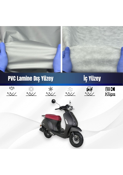 Kuba Bluebird Su Geçirmez Motosiklet Brandası Motor Branda Kuba Bluebird Su Geçirmez Motosiklet Brandası Motor Branda