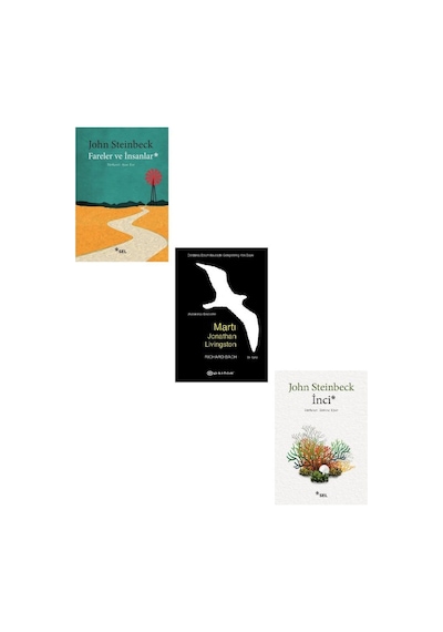 Fareler ve Insanlar + Martı + Inci Set 3 Kitap