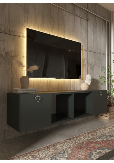 Resital Tv Ünitesi S1243-4 Antrasit Antrasit