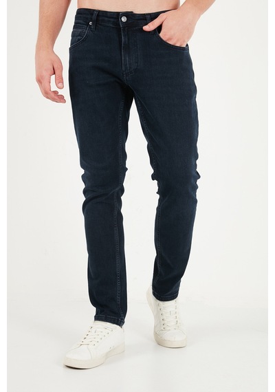 Buratti Pamuklu Normal Kalıp Normal Bel Jeans Erkek Kot Pantolon 2213f08parma Koyu Lacivert