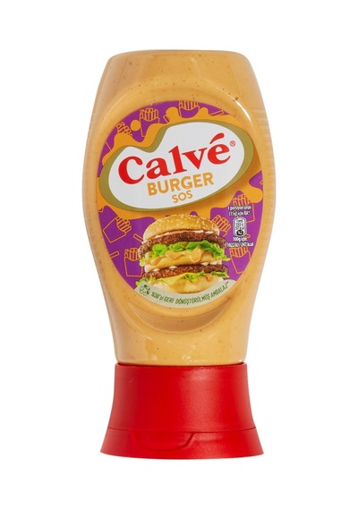 Calve Burger Sos 255 G - Hamburger Ve Köfteler İçin Lezzetli Sos 2'li Ekonomik Paket - 2 Adet Tarı