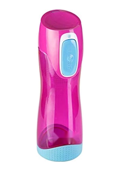 Sızdırmaz, Tek Elle Kullanılabilen 500 Ml Tritan Suluk, Pembe