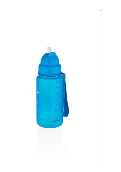 Benisa Shop Uzspace 400 Ml Trıtan Sevimli Hayvan Desenli Çocuk Suluk MAvi