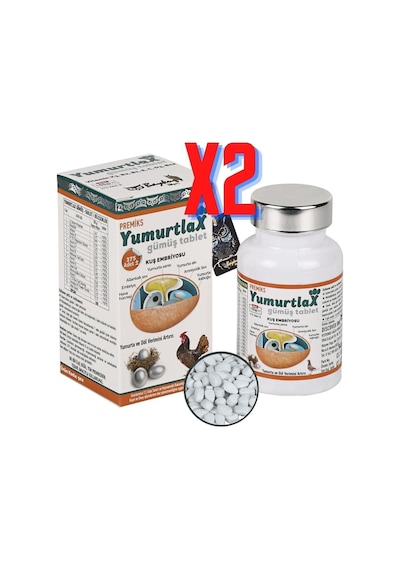 2 Adet Yumurtlax Gümüş Tablet / Yumurtlatır - Kızıştırır - Kısırl