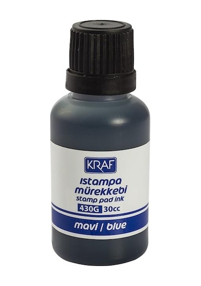 Kraf Istampa Mürekkebi 30Cc 12Li Mavi