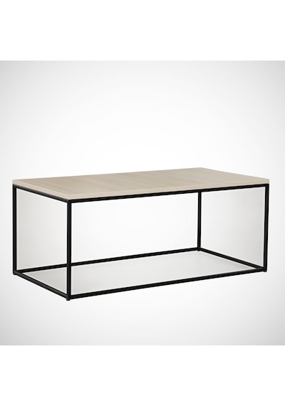 Cosco Orta Sehpa Metal & Orta Masa Açık Meşe /Metal Ayaklı Sehpa