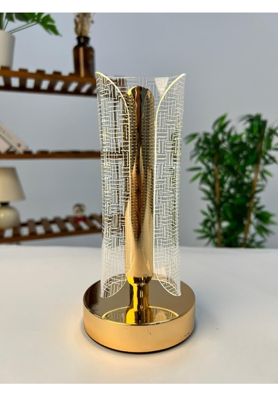 Favora Erkaya Usb Şarjlı Dokunmatik Led Lamba Model 1 Şeffaf