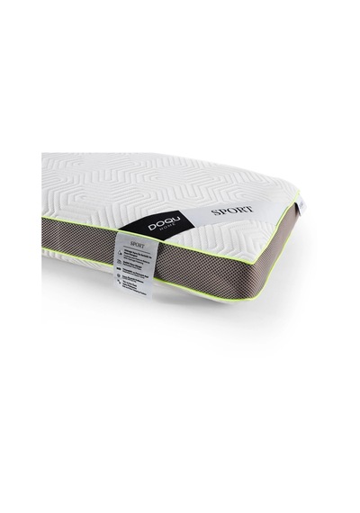 Doqu Home Sport Yastık 68 X 39 Cm Beyaz
