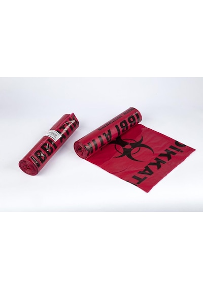 Tıbbi Atık Poşeti Rulo 75x90 Battal Boy ( 150 Adet )