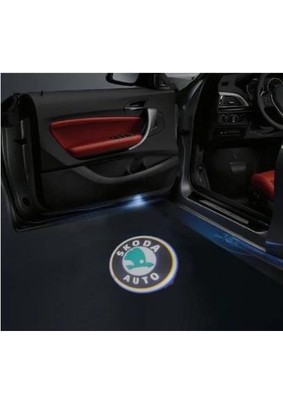 OtoÇizgi Skoda Pilli Kapı Altı Logo Yapıştırmalı 2 Adet N11.4147 OtoÇizgi