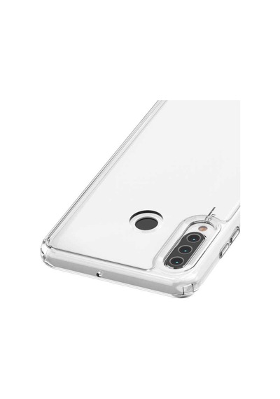Huawei P30 Lite Kılıf Zore Coss Şeffaf Sert Silikon Kılıf Renksiz