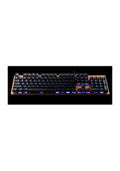 Aura Gk1, Usb Kablolu, İngilizce, Çok Renkli Arka Aydınlatma, Red Mekanik Switch, Bronze Edition, Gaming Klavye