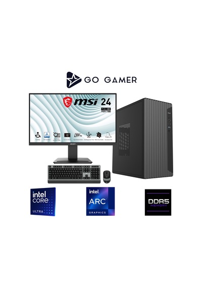 Go Gamer E182D ULTRA 5 225 32 GB 1 TB SSD 24" Free Dos Oem Paket Masaüstü Oyuncu Bilgisayarı