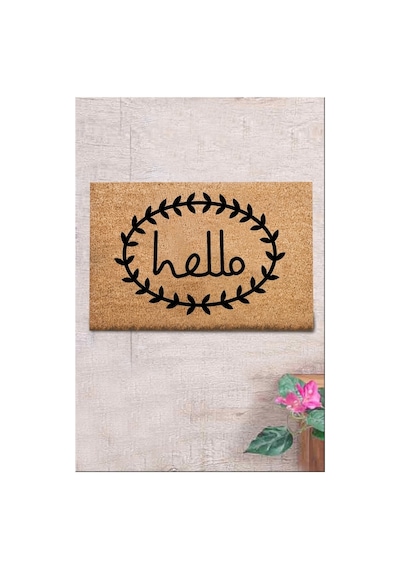 Coco Strip 40x60 Cm Doğal Koko Kıl Paspas,hindistan Naturel Kapı Önü Paspası Kahverengi