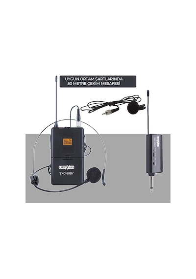 Lastvoice SXC-999Y Şarjlı Telsiz Kablosuz Headset Yaka Mikrofonu Lastvoice SXC-999Y Şarjlı Telsiz Kablosuz Headset Yaka Mikrofonu