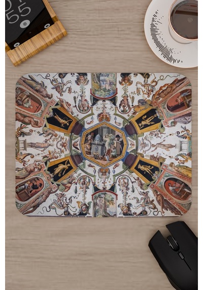 Ortaçağ Sanat Kaymaz Dikişli Kauçuk Oyuncu Mousepad V3 - 22x18 Gaming Mouse Pad Fare Altlığı