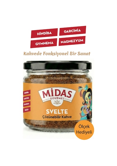 Svelte - Garcinia, Gymnema Ve Magnezyum İçeren Hindiba Kahvesi 120g Granül