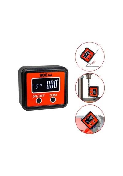 Rox Wood 0095 Dijital Mıknatıslı Açı Ölçer