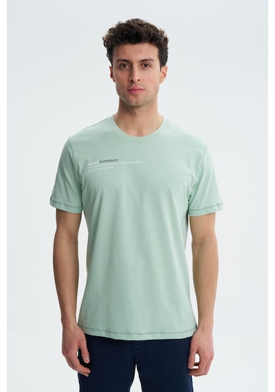 AR-MA Arma Erkek Regular Fit Süprem Penye Bisiklet Yaka Tişört Y27344407401 Yeşil