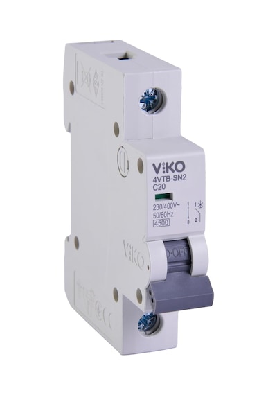 4vtb-1c20 Otomatik Sigorta 4,5ka C Tipi 1 Kutup 20a