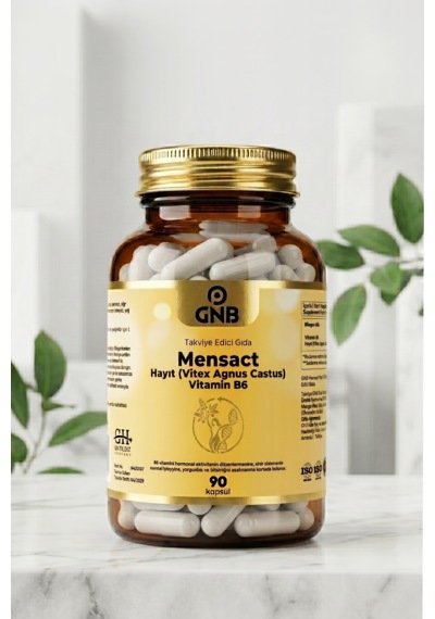 Gnb Mensact Hayıt Vitex Agnus Castus Vitamin B6 Kadın Destek Takviyesi 90 Kapsül