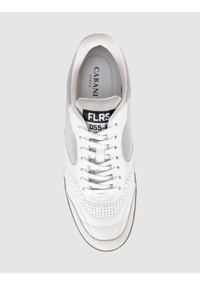 Cabani Beyaz Hakiki Deri Erkek Sneaker Ayakkabı