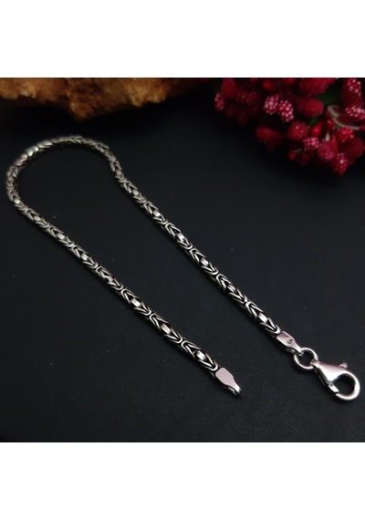 925 Ayar Gümüş Kral Bileklik 2.8 Mm 925 Ayar Gümüş Kral Bileklik 2.8 Mm