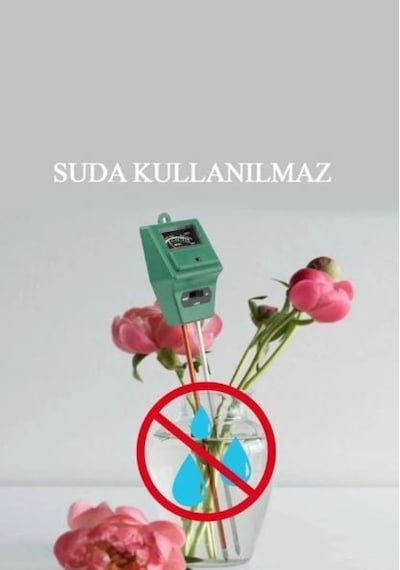 Toprak Nem Ölçer. Ph Metre Ve Işık Ölçer 3'Ü Birarada