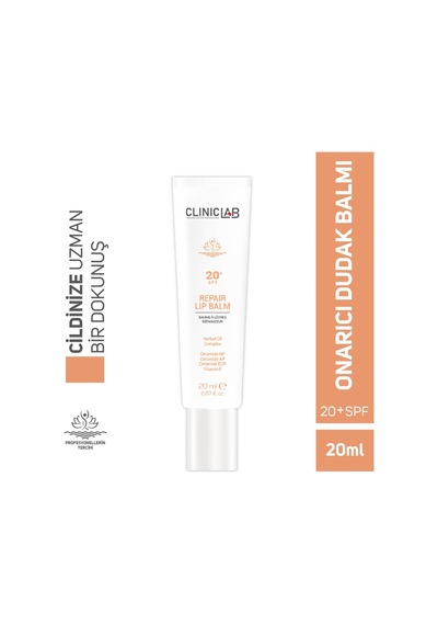 Cliniclab Onarıcı Dudak Bakım Lip Balm SPF20 20 ML