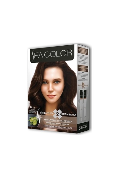 Sea Color 5.0 Açık Kahve Saç Boyası