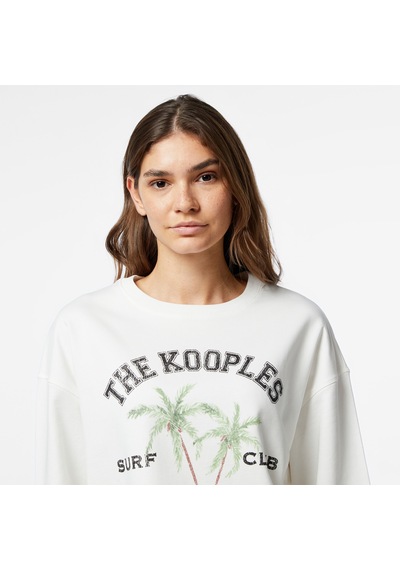 The Kooples Classic Kadın Ekru Sweatshirt Bej