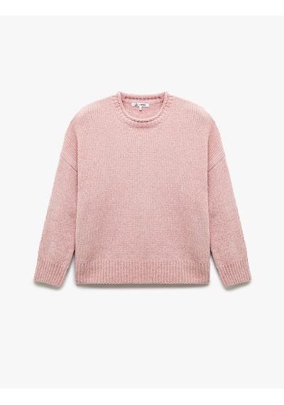 Koton Uzun Kollu Bisiklet Yaka Basic Triko Kazak Pembe 6wal90004ıt GÜL