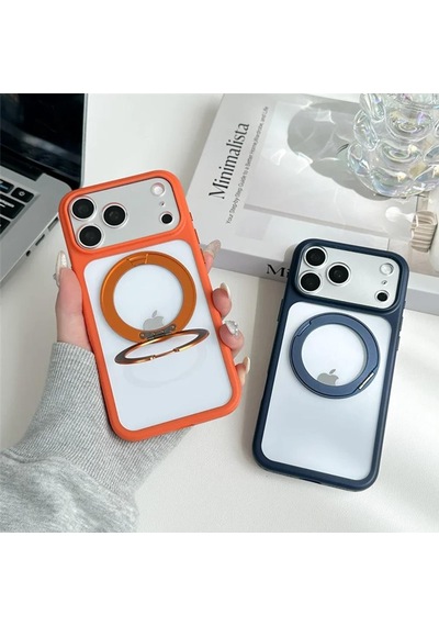 Bikapak Magup Apple iPhone Uyumlu 18/17 Siyah Kapak