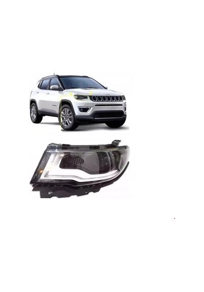 Jeep - Ön Far Sol Halojen Mercekli Compass 2017-