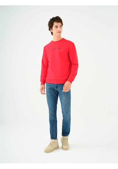Loft Erkek Sweatshirt Mercan Lf2037100 25kp69000085 P6959 Mercan
