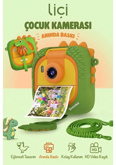 Liçi LC-P03 Çocuk Fotoğraf Makinesi