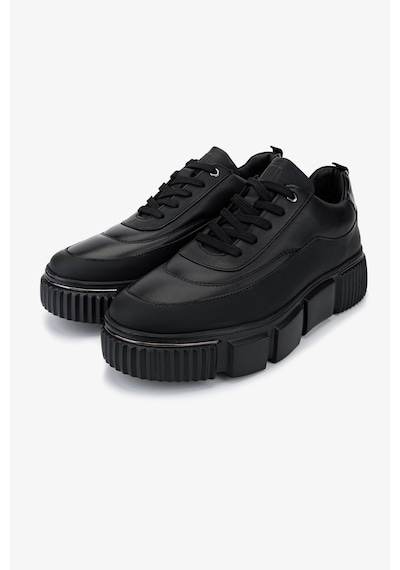 Valmenti Erkek Hakiki Deri Sneakers & Spor Ayakkabı 381 22035 Erk Ayk Sk25-26 Syh Dr/syh Mat Siyah