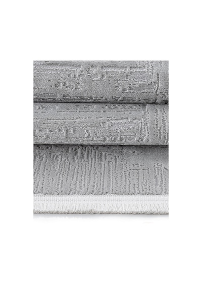 Elvey Home 7102 Gri Modern Desen Doğal Taban Koridor Mutfak Çocuk Oturma Odası Salon Halı Yolluk 7102grey