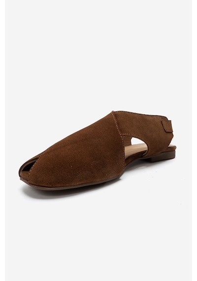 Luvishoes Monaro Toprak Süet Hakiki Deri Kadın Sandalet