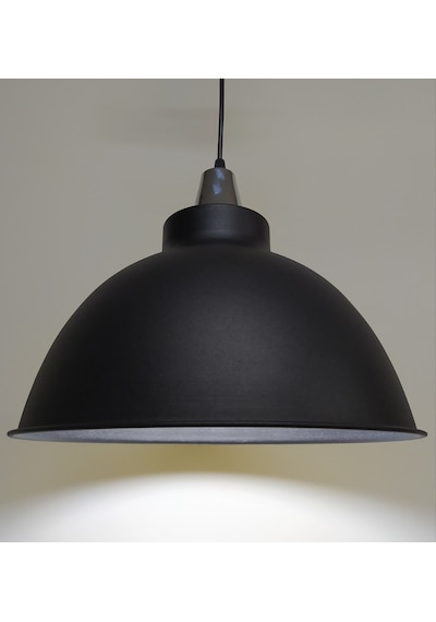 Mylights Retro Siyah Içi Siyah Sarkıt Avize Krom Askılı (427523098)