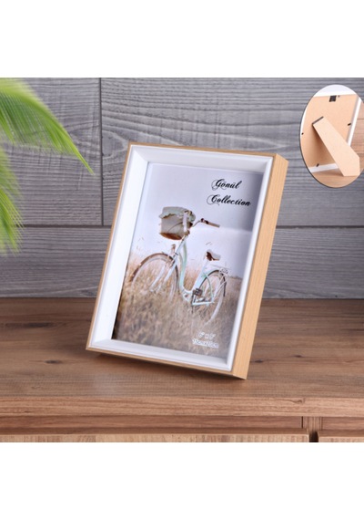 Konak Züccaciye Ahşap Resim Çerçevesi 15x20 Cm Kahve-beyaz
