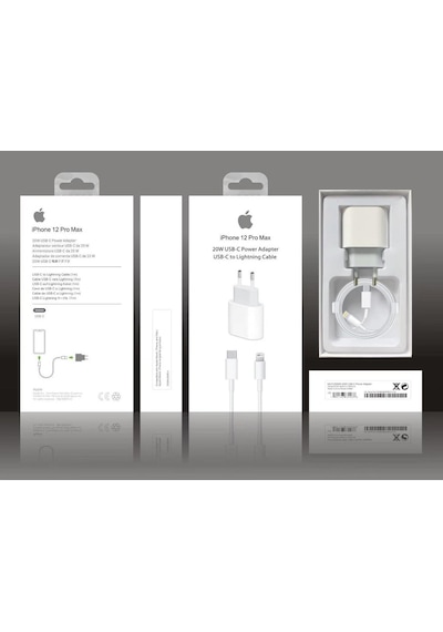 20W Hızlı Şarj Aleti + Usb-C To Lightning Kablo