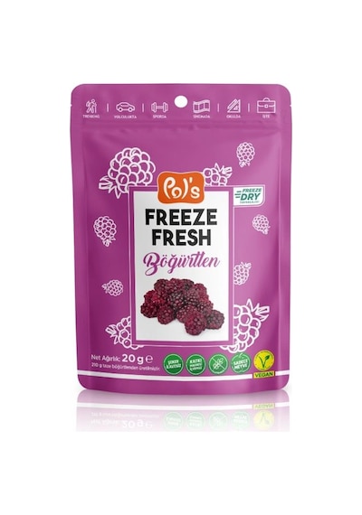 Pol S Freeze Fresh Böğürtlen 20 Gr