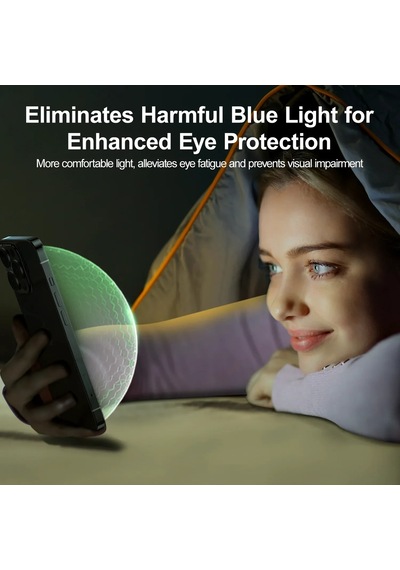Joyroom Apple iPhone Uyumlu  15 Pro Eyecare Göz Korumalı Ekran Koruyucu