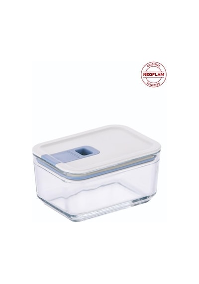 Neoflam Perfect Seal Dikdörtgen Cam Saklama Kabı Bej 500 ML Bej
