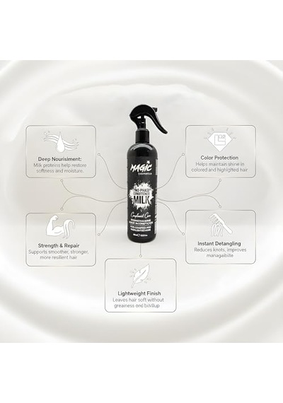 Çift Fazlı Süt İçerikli Fön Suyu 400 Ml Koruyucu &amp Besleyici Güç Parlaklık Ve Kolay Tarama Sağlar