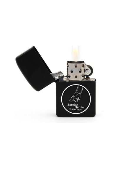 Babalar Gününe Özel Aksesuar Hediye Seti Zippo Tarzı Çakmak & Deodorant & Cüzdan & Kartlık & Kupa