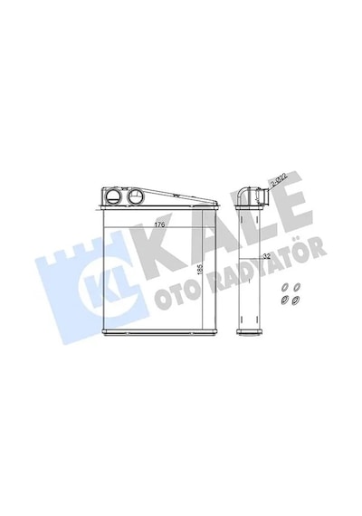 Vw Golf 5 Kalorifer Petegi 1.6 2003-2008 Kale 346455